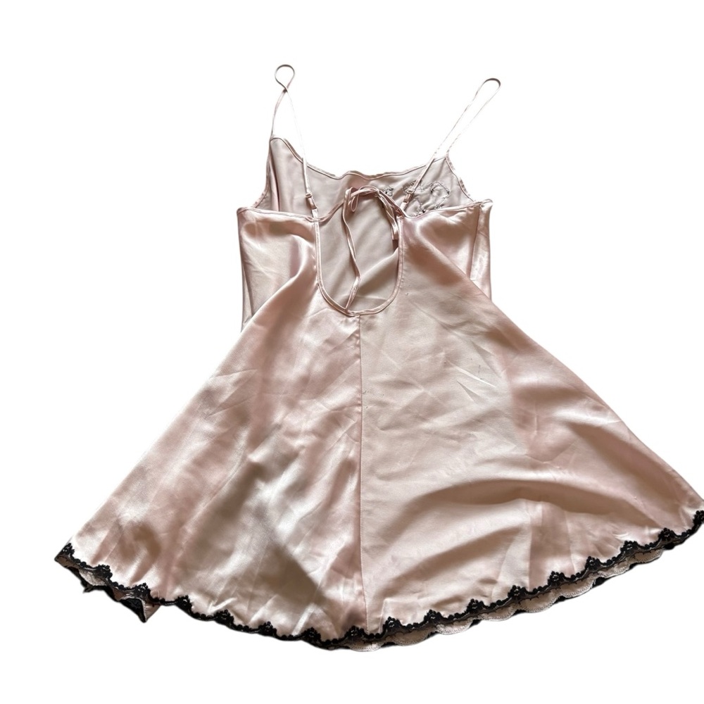 Victorias Secret  Satin Lace Chemise - Picture 9 of 12